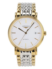 Shop Authentic Longines Presence 38.5mm Automatic White Dial Two Tone Steel Strap Watch for Men - L4.921.2.12.7 - Luxxuri