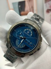  Shop Authentic Maserati Ingegno Tachymeter Blue Dial Black Steel Strap Watch For Men - R8873619001 - Luxxuri
