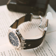  Shop Authentic Maurice Lacroix Aikon Date Automatic Black Dial Black Leather Strap Watch For Men - AI6008-SS001-330-1 - Luxxuri