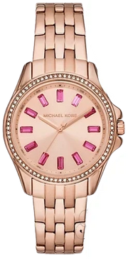  Shop Authentic Michael Kors Mini Pilot Quartz Gold Dial Gold Steel Strap Watch For Women - MK7367 - Luxxuri