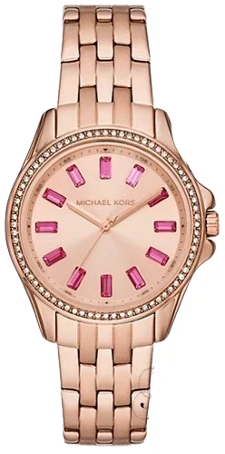  Shop Authentic Michael Kors Mini Pilot Quartz Gold Dial Gold Steel Strap Watch For Women - MK7367 - Luxxuri