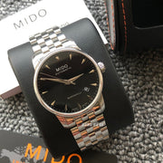  Shop Authentic Mido Baroncelli Ii Automatic Black Dial Silver Steel Strap Watch For Men - M8600.4.18.1 - Luxxuri