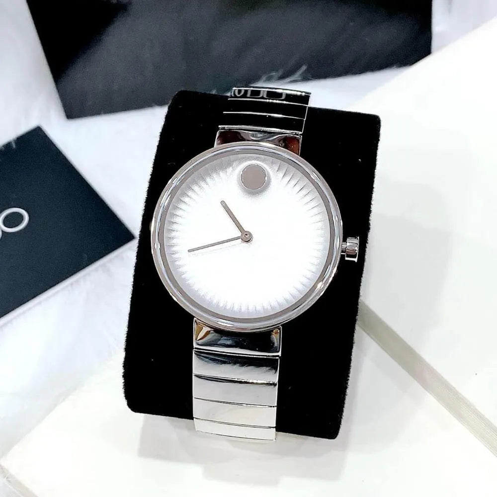  Shop Authentic Movado Edge Silver Dial Silver Steel Strap Watch for Women - 3680012 - Luxxuri