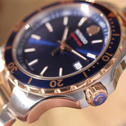  Shop Authentic Movado Series 800 Blue Dial Two Tone Steel Strap Watch for Men - 2600149 - Luxxuri