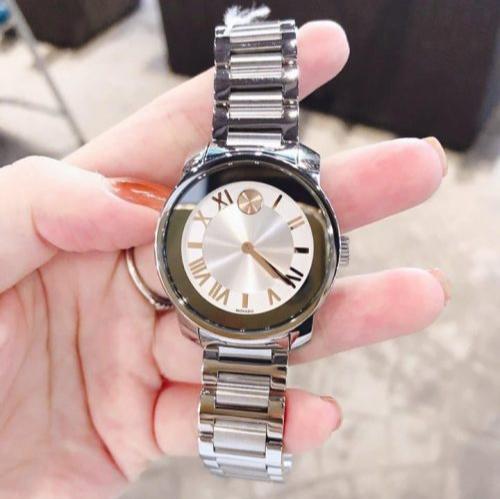  Shop Authentic Movado Bold Silver Dial Silver Steel Strap Watch for Women - 3600244 - Luxxuri