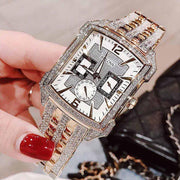  Shop Authentic Bulova Crystal Chronograph White Dial Two Tone Steel Strap Watch for Men - 98C109 - Luxxuri