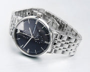  Shop Authentic Emporio Armani Gianni Chronograph Blue Dial Silver Steel Strap Watch For Men - AR1648 - Luxxuri