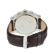  Shop Authentic Guess Pinnacle Chronograph Quartz Blue Dial Brown Leather Strap Watch For Men - W0673G1 - Luxxuri