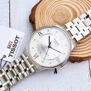  Shop Authentic Tissot Chemin Des Tourelles Powermatic 80 Diamonds Silver Dial Silver Steel Strap Watch for Men - T099.407.11.033.00 - Luxxuri