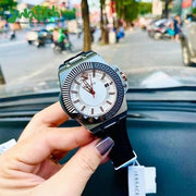  Shop Authentic Versace Chain Reaction Quartz White Dial Black Rubber Strap Watch for Men - VEDY00219 - Luxxuri