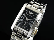  Shop Authentic Emporio Armani Classic Black Dial Silver Stainless Steel Watch For Women - AR0157 - Luxxuri