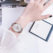  Shop Authentic Bulova Crystal Collection Silver Dial Rose Gold Steel Strap Watch for Women - 98L229 - Luxxuri