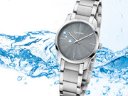  Shop Authentic Calvin Klein City Grey Dial Silver Steel Strap Watch for Women - K2G23144 - Luxxuri