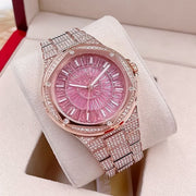  Shop Authentic Michael Kors Lennox Three Hand Crystals Rose Gold Dial Rose Gold Steel Strap Watch For Women - MK6992 - Luxxuri