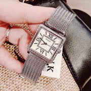  Shop Authentic Guess Highline White Dial Silver Mesh Bracelet Watch For Women - W0826L1 - Luxxuri