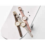  Shop Authentic Michael Kors Pyper Quartz White Dial Pink Leather Strap Watch For Women - MK2859 - Luxxuri