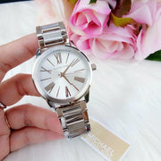  Shop Authentic Michael Kors Hartman Quartz Silver Dial Silver Steel Strap Watch For Women - MK3489 - Luxxuri