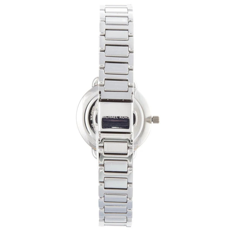  Shop Authentic Michael Kors Portia Quartz Silver Dial Silver Steel Strap Watch For Women - MK3837 - Luxxuri