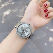  Shop Authentic Michael Kors Parker Quartz Silver Dial Silver Steel Strap Watch For Women - MK6658 - Luxxuri