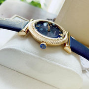  Shop Authentic Versace Greca Blue Dial Blue Leather Strap Watch for Women - VERE00218 - Luxxuri