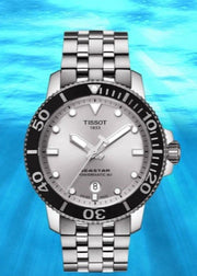  Shop Authentic Tissot Seastar 1000 Powermatic 80 Silver Dial Silver Steel Strap Watch For Men - T120.407.11.031.00 - Luxxuri