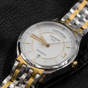  Shop Authentic Tissot T Classic T One Automatic Silver Dial Two Tone Steel Strap Watch For Men - T038.430.22.037.00 - Luxxuri