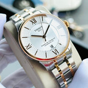  Shop Authentic Tissot Chemin des Tourelles Powermatic 80 Helvetic Pride Silver Dial Two Tone Steel Strap Watch for Men - T099.407.22.038.01 - Luxxuri