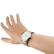  Shop Authentic Tommy Hilfiger Jenna Quartz White Dial Two Tone Mesh Bracelet Watch for Women  - 1782074 - Luxxuri