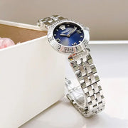  Shop Authentic Versace Daphnis Analog Blue Dial Silver Steel Strap Watch for Women - VEOCA0124 - Luxxuri