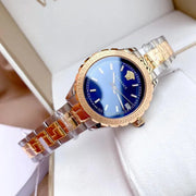  Shop Authentic Versace Hellenyium Blue Dial Two Tone Steel Strap Watch for Women - V12060017 - Luxxuri
