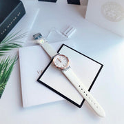  Shop Authentic Versace Greca White Dial White Leather Strap Watch for Women - VELW00120 - Luxxuri