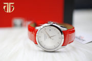  Shop Authentic Tissot Couturier Lady Silver Dial Red Leather Strap Watch for Women - T035.210.16.031.01 - Luxxuri