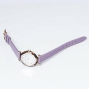  Shop Authentic Emporio Armani Gianni Mother of Pearl Dial Purple Leather Strap Watch For Women - AR11003 - Luxxuri