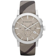  Shop Authentic Burberry The City Smoked Brown Dial Brown Leather Strap Watch for Men - BU9361 - Luxxuri