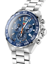  Shop Authentic Tag Heuer Formula 1 Chronograph Blue Dial Silver Steel Strap Watch for Men - CAZ1014.BA0842 - Luxxuri