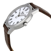  Shop Authentic Tissot T Classic Dream White Dial Brown Leather Strap Watch for Men - T033.410.16.013.01 - Luxxuri
