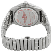  Shop Authentic Breitling Chronomat GMT 40 Automatic Black Dial Silver Steel Strap Watch for Men - A32398101B1A1 - Luxxuri