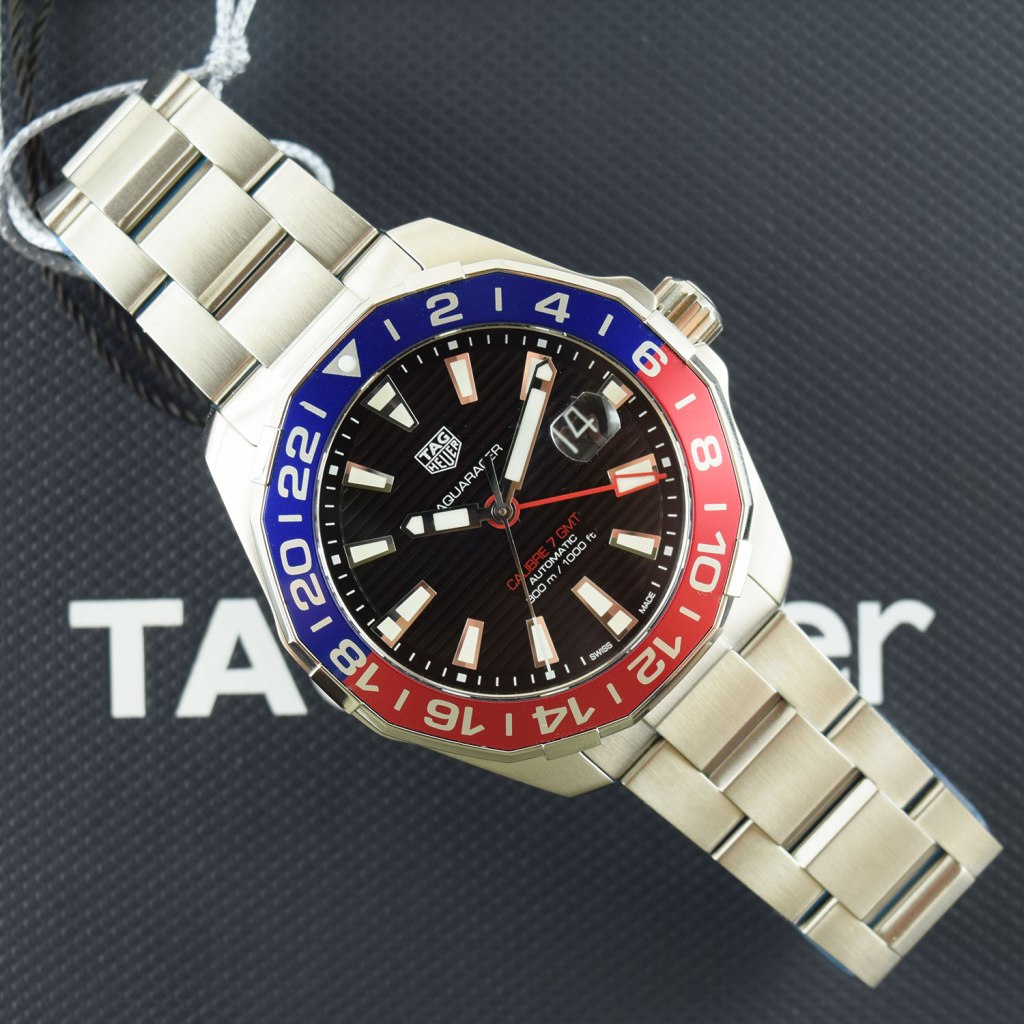  Shop Authentic Tag Heuer Aquaracer Pepsi Black Dial Watch for Men - WAY201F.BA0927 - Luxxuri