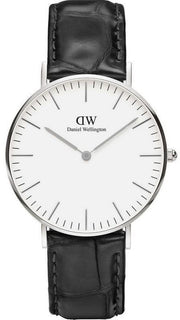  Shop Authentic Daniel Wellington Classic Reading White Dial Black Leather Strap Watch For Women - DW00100058 - Luxxuri
