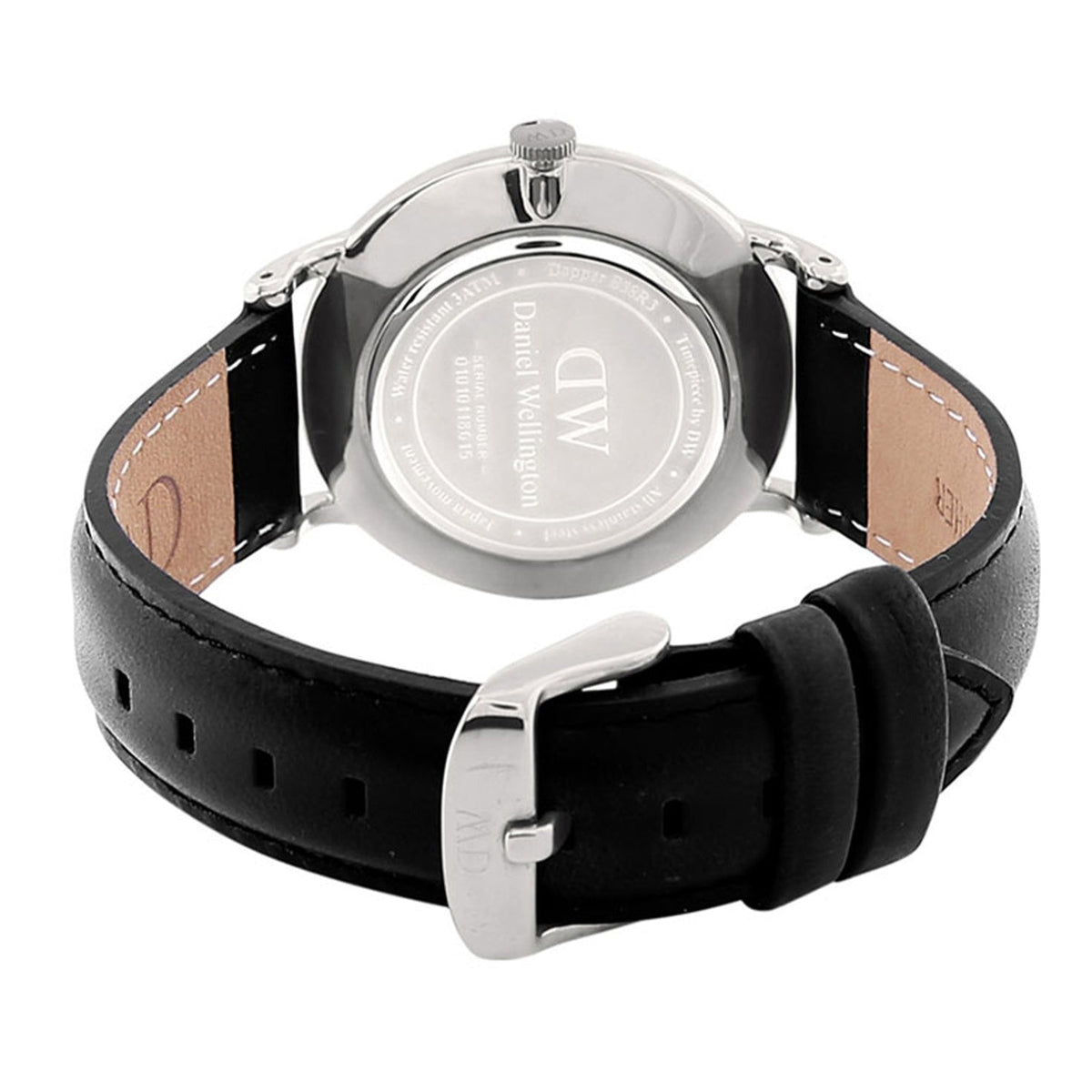 Shop Authentic Daniel Wellington Dapper Sheffield White Dial Black Leather Strap Watch For Men - DW00100088 - Luxxuri