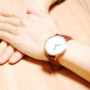  Shop Authentic Daniel Wellington Dapper Durham White Dial Brown Leather Strap Watch For Men - DW00100115 - Luxxuri