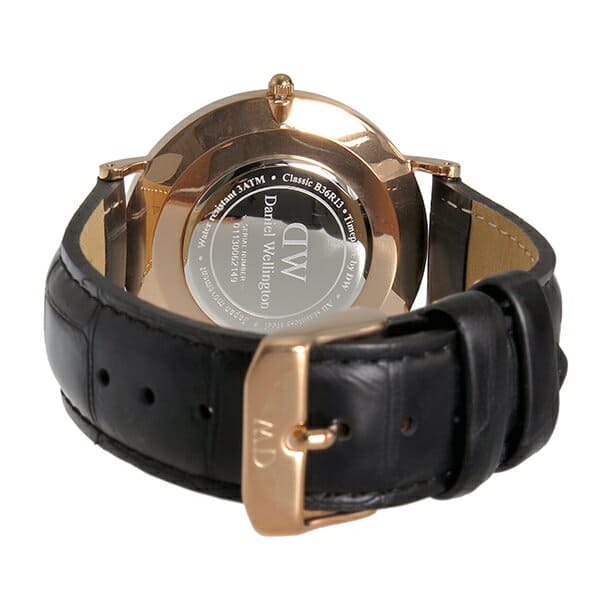  Shop Authentic Daniel Wellington Classic Reading Black Dial Black Leather Strap Watch For Women - DW00100141 - Luxxuri