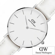  Shop Authentic Daniel Wellington Petite Bondi White Dial White Leather Strap Watch For Women - DW00100190 - Luxxuri