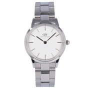  Shop Authentic Daniel Wellington Iconic Link White Dial Silver Steel Strap Watch For Women - DW00100205 - Luxxuri