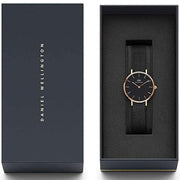  Shop Authentic Daniel Wellington Petite Ashfield Black Dial Black Mesh Strap Watch For Women - DW00100245 - Luxxuri