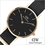  Shop Authentic Daniel Wellington Petite Cornwall Black Dial Black Nylon Strap Watch for Women - DW00100247 - Luxxuri