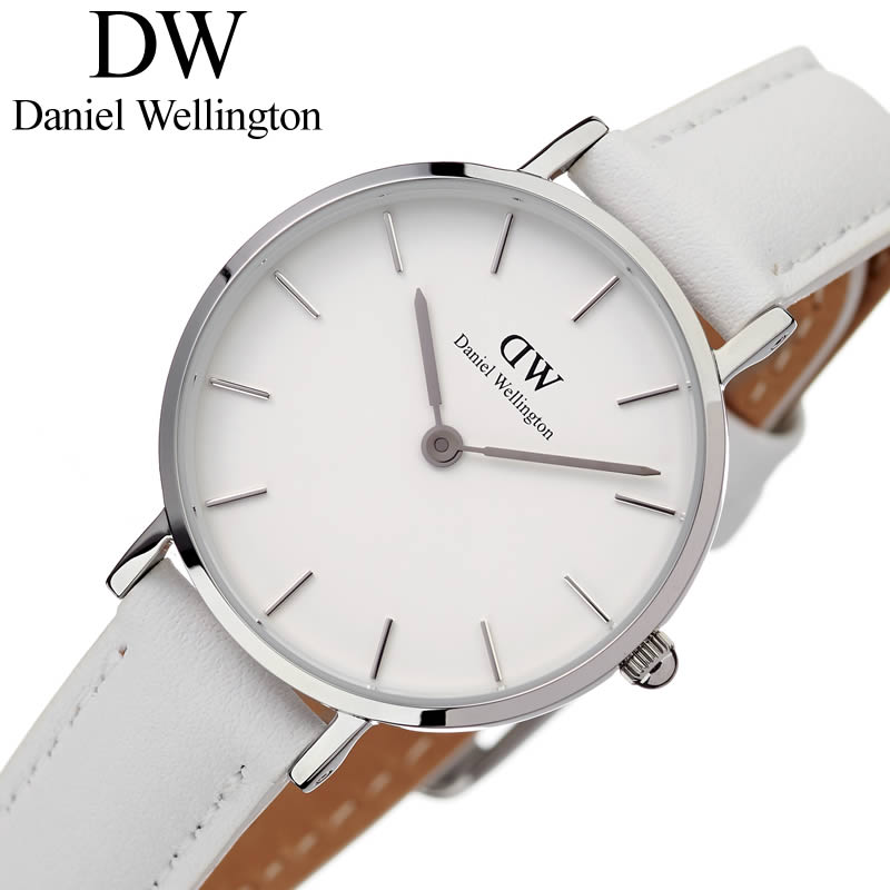  Shop Authentic Daniel Wellington Petite Bondi White Dial White Leather Strap Watch For Women - DW00100250 - Luxxuri