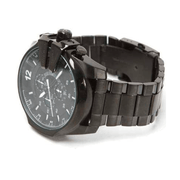  Shop Authentic Diesel Mega Chief Chronograph Black Steel Strap Watch For Men - DZ4283 - Luxxuri