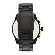  Shop Authentic Diesel Mega Chief Chronograph Black Dial Black Steel Strap Watch For Men - DZ4338 - Luxxuri