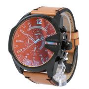  Shop Authentic Diesel Mega Chief Chronograph Copper Dial Brown Leather Strap Watch For Men - DZ4476 - Luxxuri
